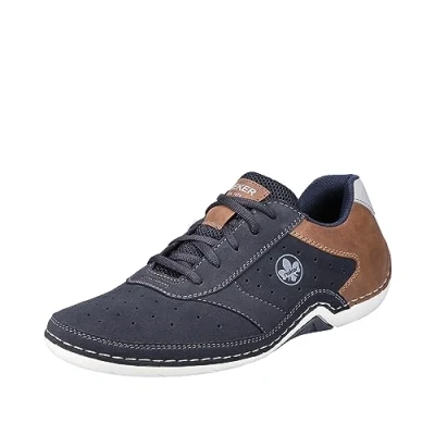 Afbeelding van Rieker 07506 heren veters, combi blue 14