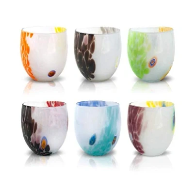 Afbeelding van Mazzega Art &amp; Design Waterglazen set mix 6 light