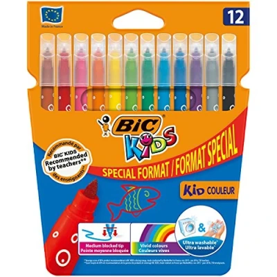 Afbeelding van BIC 9246621 Kids Visa viltstiften, 12 stuks
