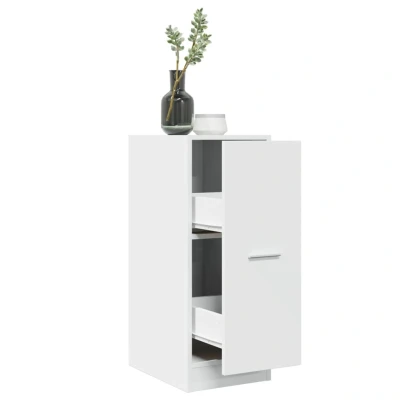 Afbeelding van vidaXL Apothekerskast 30x41x77,5 cm bewerkt hout wit