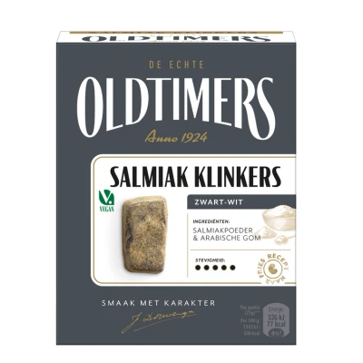 Afbeelding van Oldtimers Salmiak Klinkers 185 Gram