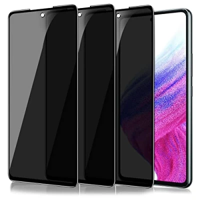 Afbeelding van IBEX anti spion gehard glas voor Samsung Galaxy A53 5G, [3 stuks] spy privacy raamfolie 3D volledige dekking 9H ultra resistent screen protector