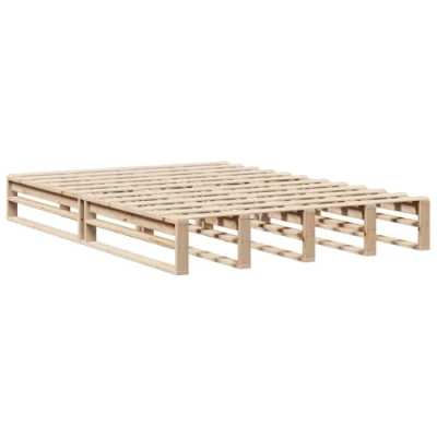 Afbeelding van Bedframe massief grenenhout 135x190 cm