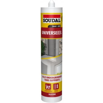 Afbeelding van Soudal Universeel silicone zwart 310ml