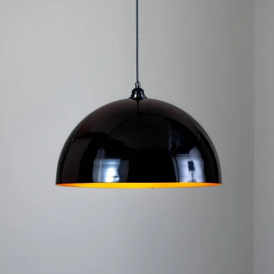 Afbeelding van Berceste 235 S hanglamp Ø50cm zwart/goud