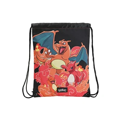 Afbeelding van Pokemon Charmander gymtas / zwemtas 44 cm incl. vak met rits Top kwaliteit!
