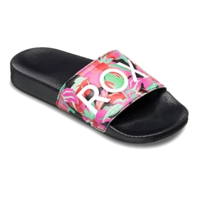 Afbeelding van Roxy Slippy Badslippers voor kinderen, Maat: 32, Mub Kunststof/ nylon