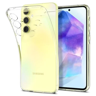 Afbeelding van Spigen Liquid Crystal Hoesje Geschikt voor Samsung Galaxy A55 Back Cover Transparant