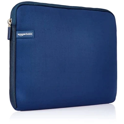 Afbeelding van Amazon Basics laptophoes, 13,3 inch, marineblauw