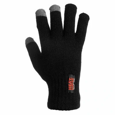 Afbeelding van Heatkeeper Thermo Handschoen I Touch 000140327001 Zwart, One Size Zwart