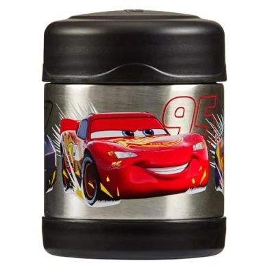 Afbeelding van Thermos FUNTAINER FOOD JAR DISNEY 0,30 l, auto&#039;s, koude en warme snacks voor uitstapjes of school kleuterschool