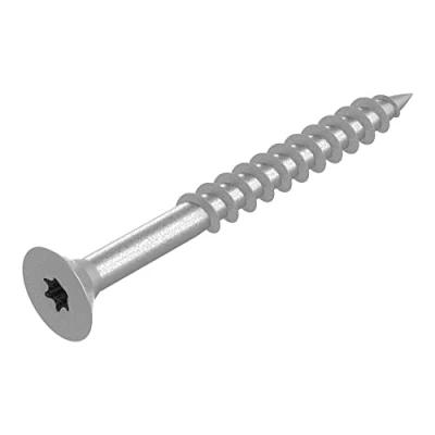 Afbeelding van SECCARO Houten schroeven, torx roestvrij staal, V2A, A2, spaanplaatschroeven voor hout, gedeeltelijke schroefdraad, TX/binnenzeskant, 150 stuks roestvrijstalen hout