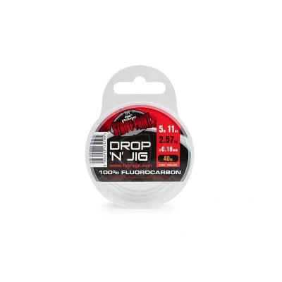 Afbeelding van Fox Rage Strike Point Drop ‘N’ Jig 100% Fluocarbon (40m) Maat : 0.40mm