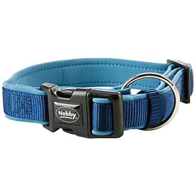 Afbeelding van Nobby halsband classic preno blauw 30 45 cm