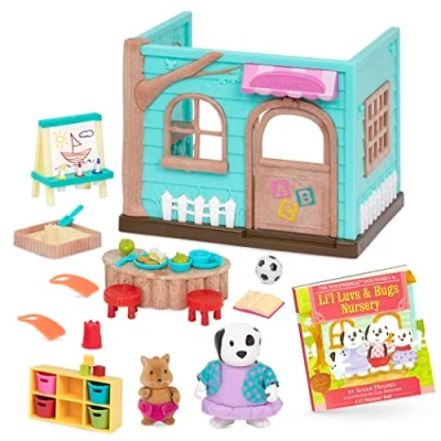 Afbeelding van Li&#039;l Woodzeez Luvs &amp; Hugs Nursery Playset, WZ6821SZ