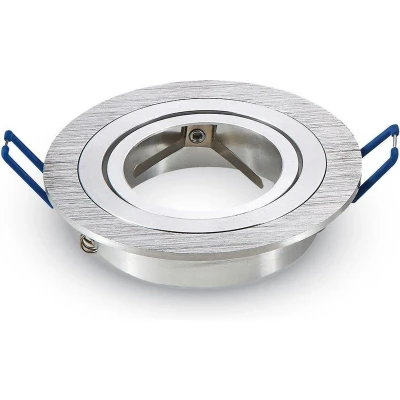 Afbeelding van GU10 Armatuur BG Geborsteld Rond