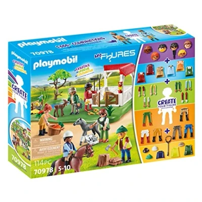 Afbeelding van Playmobil My Figures Horse ranch 70978