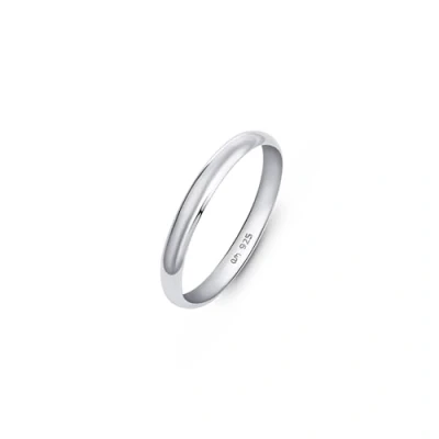 Afbeelding van Amberta Trouwring voor dames van 925 sterling zilver