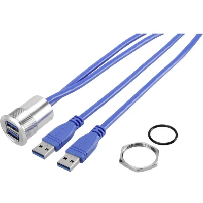 Afbeelding van TRU COMPONENTS USB 22 A inbouwbus 3.0 2x bus naar stekker Inhoud: 1 stuk(s)