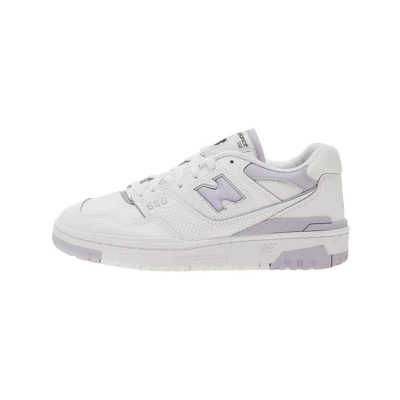 Afbeelding van New Balance dames 550 sneaker van leer met logo in de kleur Wit, maat: 36