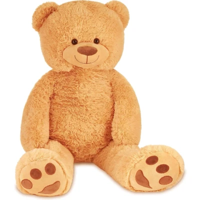 Afbeelding van Nicotoy Beer RECYCLED Speelgoed 100 cm Pluche Bruin Alle leeftijden Knuffel