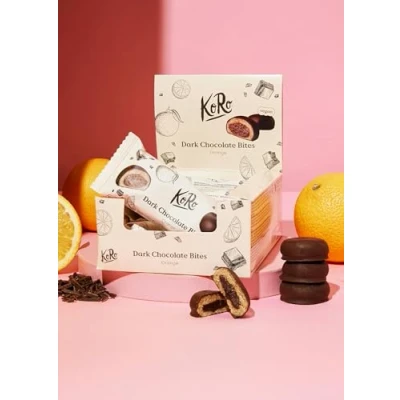 Afbeelding van KoRo Bio purechocoladebites sinaasappel 12 x 2 20 g