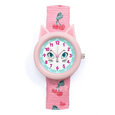 Afbeelding van Djeco kinderhorloge poes