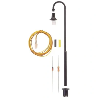 Afbeelding van Viessmann Modelltechnik H0 Gebogen straatlantaarn Enkel Bouwpakket 6724 1 stuk(s)