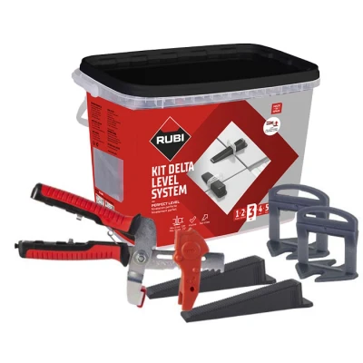 Afbeelding van Rubi Delta Levelling Starterskit 1 mm (100 clips + 100 keggen)