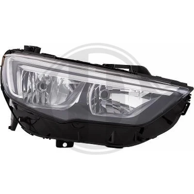 Afbeelding van DIEDERICHS 1828980 Koplampen rechts H7/H7, LED Halogeen voor rechtsrijdend verkeer Met regelmotor LWR OPEL: Insignia B Grand Sport