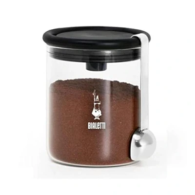 Afbeelding van Bialetti Koffie Voorraadpot Van Glas 2 delig Transparant