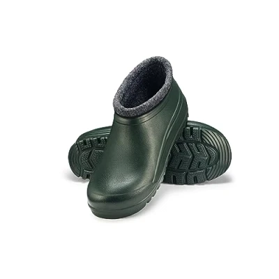 Afbeelding van ESTRO K042 Tuinklomp voor heren tuinschoenen dames, tuinklompen heren, klomp van kunststof Donkergroen
