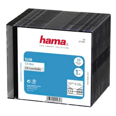 Afbeelding van Hama Cd Slim Box 20 P. Red