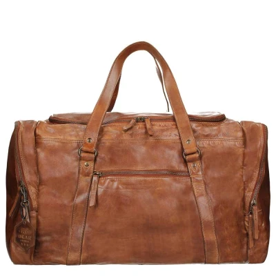 Afbeelding van Bear Design Cow Lavato Weekendtas cognac
