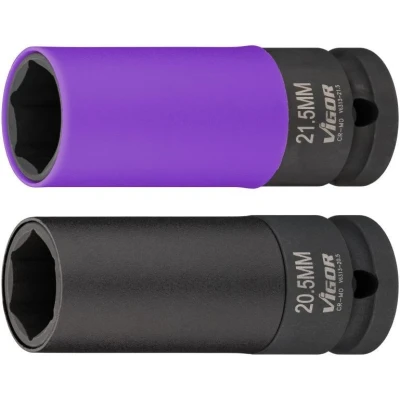 Afbeelding van Vigor V6313 Slagadapterset 1/2 (12.5 mm) 2 delig
