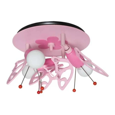 Afbeelding van Plafondlamp Vlinder voor kinderkamer, 3 lamps