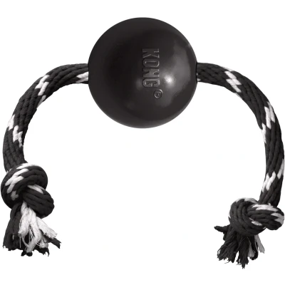 Afbeelding van Kong Hondenspeelgoed Extreme Ball met touw