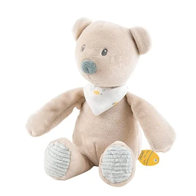 Afbeelding van Nattou Knuffel Beer Romeo, Jules en Sally 20 cm Beige