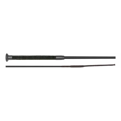 Image de Fleck Cravache de Saut SilkTouch Ghraphite Premium 130cm