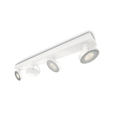 Afbeelding van Philips Clockwork Opbouwspot 4 Lichtpunten wit x 500lm