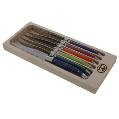 Afbeelding van Laguiole Jean Dubost 97131 steakmes, roestvrij staal, 26,5 x 11 2 cm
