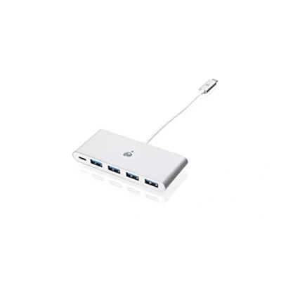 Afbeelding van iogear GUH3C4PD interface hub USB 3.2 Gen 1 (3.1 1) Type C 5000 Mbit/s Wit
