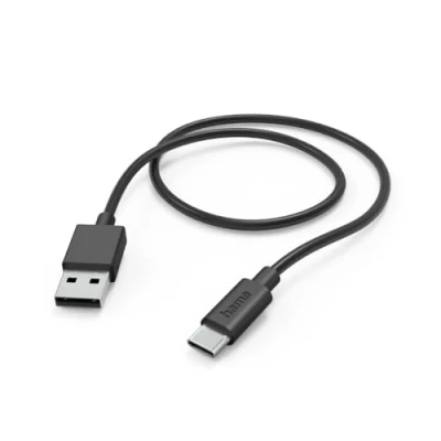 Afbeelding van Hama USB laadkabel 2.0 A stekker, C stekker 1.00 m Zwart 00201594