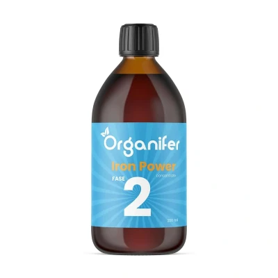 Afbeelding van Organifer Vloeibare Meststof voor Bloeifase Iron Power 250 ml concentraat 125 l