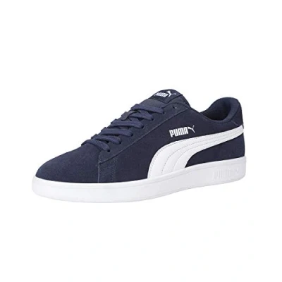 Image de Puma Smash V2 Chaussures de Trail Running Unisexe Adulte, Peacoat Weiß, 44.5 EU