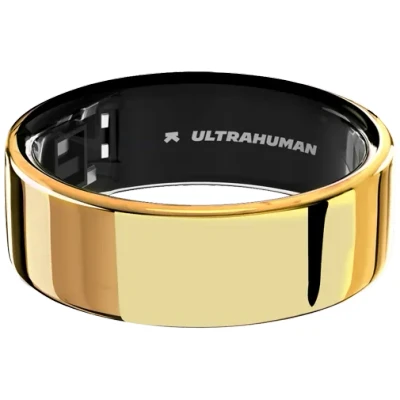 Afbeelding van Ultrahuman Ring Air Gold Ringmaat 10 Smart Slaap Tracking Hartslag &amp; Temperatuur Monitoring, Volg Slaap, Beweging Herstel