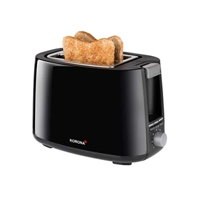 Afbeelding van Korona 21133 broodrooster, 2 sneetjes, broodjeshouder, ontdooien en opwarmen, 750 watt, groen