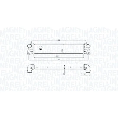 Afbeelding van MAGNETI MARELLI 351319205300 Intercooler