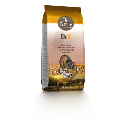 Afbeelding van Deli Nature Chix Poeljen Graan 4 kg