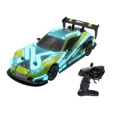 Afbeelding van SILVERLIT EXOST 54021 Flash Light op afstand bestuurbare auto, 2,4 GHz, groen, 31,5 cm, meerkleurig